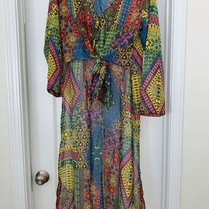 Multicolored cover up